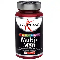 Holland & Barrett 2+3 gratis | Lucovitaal Multi+ compleet Man (40 tabletten) aanbieding