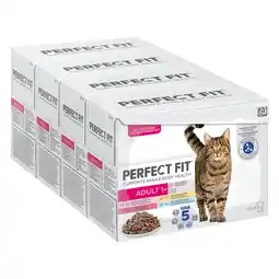 Zooplus 96x85g Perfect Fit Adult 1+ Mixpack Natvoer Katten aanbieding