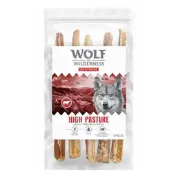 Zooplus Wolf of Wilderness Runderspieren High Pasture 18,5 cm 3 x 5 stuks aanbieding