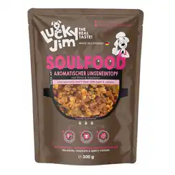 Zooplus Voordeelpakket: 24x,300g Lucky Jim Soulfood Linzenstoofpot Nat Hondenvoer aanbieding