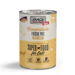 Zooplus Voordeelpakket 24x,400g MAC's Cat Mono Kalkoen Kattenvoer nat aanbieding
