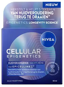 De Online Drogist Nivea Nivea Cellular Epigenetics Huidverjongende Nachtcrème aanbieding