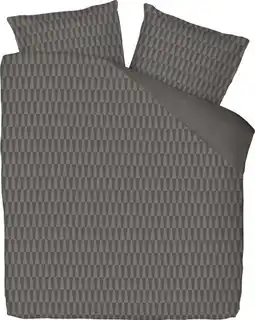 Dekamarkt Embossed dekbedovertrek 240x220cm 100% poly aanbieding