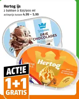 Poiesz Hertog ijs aanbieding