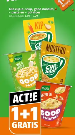 Poiesz Alle cup-a-soup, good noodles, - pasta en - potatoes aanbieding