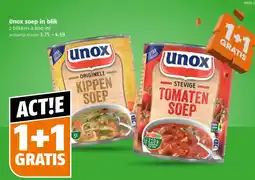 Poiesz Unox soep aanbieding