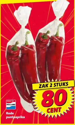 Nettorama Rode punt paprika aanbieding