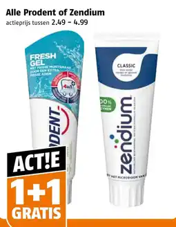 Poiesz Alle Prodent of Zendium aanbieding