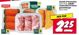 Nettorama Slavink of boomstam, gehakt cordon bleu of Vivera groenteburger aanbieding