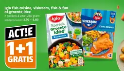 Poiesz Iglo fish cuisine, viskraam, fish & fun of groente idee aanbieding