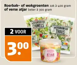 Poiesz Roerbak- of wokgroenten of verse atjar aanbieding