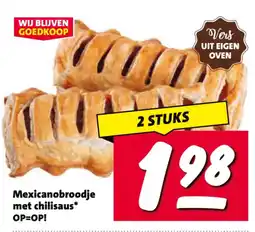 Nettorama Mexicanobroodje met chilisaus aanbieding
