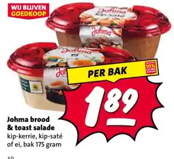 Nettorama Johma brood & toast salade aanbieding