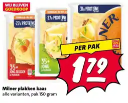 Nettorama Milner plakken kaas aanbieding