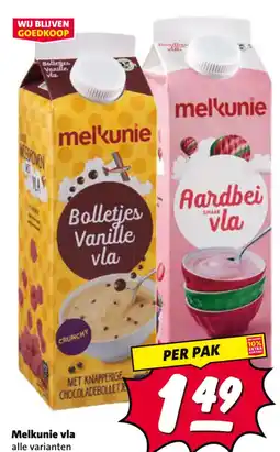 Nettorama Melkunie vla aanbieding