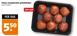 Poiesz Poiesz voorgebraden gehaktballen aanbieding