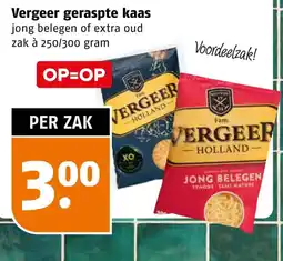 Poiesz Vergeer geraspte kaas aanbieding