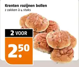 Poiesz Krenten rozijnen bollen aanbieding