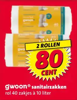 Nettorama gwoon° sanitairzakken aanbieding