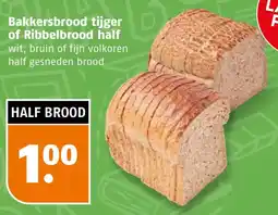 Poiesz Bakkersbrood tijger of Ribbelbrood half aanbieding