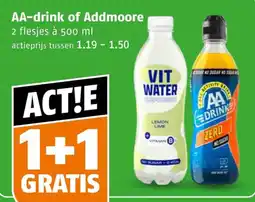 Poiesz AA-drink of Addmoore aanbieding