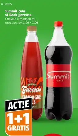 Poiesz Summit cola of Raak gazeuse aanbieding