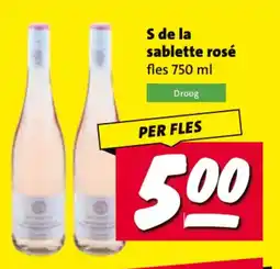 Nettorama S de la sablette rosé aanbieding