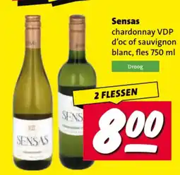 Nettorama Sensas chardonnay VDP d'oc of sauvignon blanc aanbieding