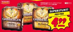 Nettorama Grimbergen blond, dubbel of tripel aanbieding