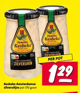 Nettorama Kesbeke Amsterdamse zilveruitjes aanbieding