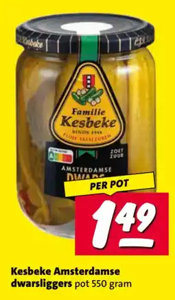 Nettorama Kesbeke Amsterdamse dwarsliggers aanbieding