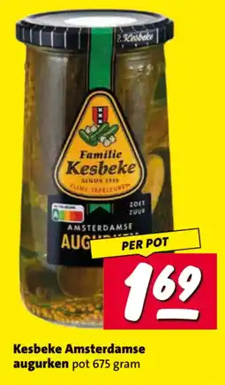 Nettorama Kesbeke Amsterdamse augurken aanbieding