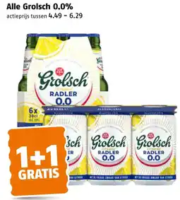 Poiesz Grolsch Citroen Radler 0.0 aanbieding