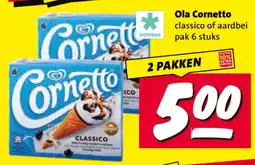 Nettorama Ola Cornetto classico of aardbei aanbieding