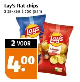 Poiesz Lay's flat chips aanbieding