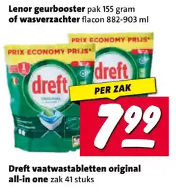 Nettorama Dreft vaatwastabletten original all-in one aanbieding