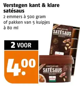 Poiesz Verstegen kant & klare satésaus aanbieding