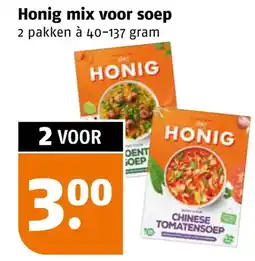 Poiesz Honig mix voor soep aanbieding