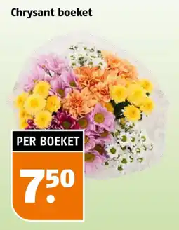 Poiesz Chrysant boeket aanbieding