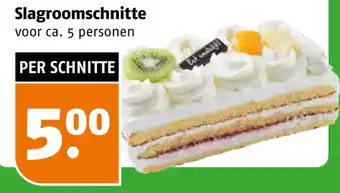 Poiesz Slagroomschnitte aanbieding