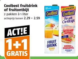 Poiesz Coolbest fruitdrink of fruitontbijt aanbieding