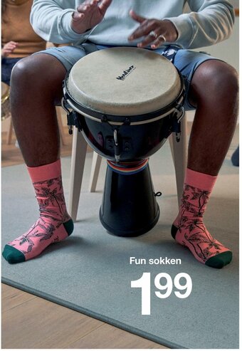 Zeeman Fun sokken aanbieding
