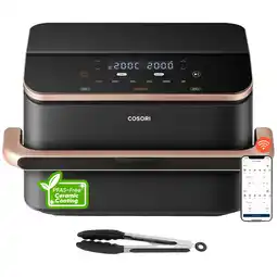 MediaMarkt Cosori Twinfry Dualblaze Ceramic Xxl - Heteluchtfriteuse Zwart 10 Kg 2800 W Aantal Frituurmanden: 1 aanbieding