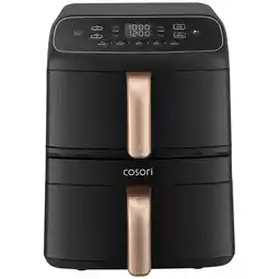 MediaMarkt Cosori Turbo Tower Compact - Heteluchtfriteuse Zwart 86 L 2630 W Aantal Frituurmanden: 2 aanbieding