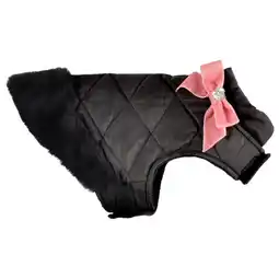 Pets Place Flamingo Jas Lolita - Jas - Zwart 25 cm aanbieding