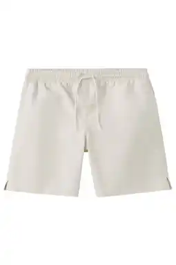 Wehkamp Mango Man seersucker zwemshort beige aanbieding