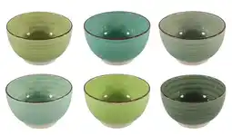 Wehkamp Cookinglife Soepkommen / Kommen Delice Groen ø 14 cm - 6 stuks aanbieding