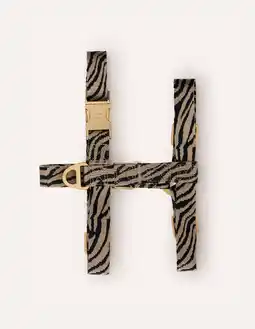 Wehkamp Dogguo hondenharnas ZEBRA-HARNESS-BEIGE/BLACK-L aanbieding