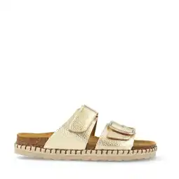 Wehkamp Red Rag leren slippers goud aanbieding