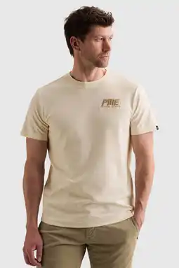 Wehkamp PME Legend regular T-shirt ecru aanbieding